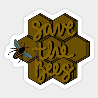 Save the Bees Sticker